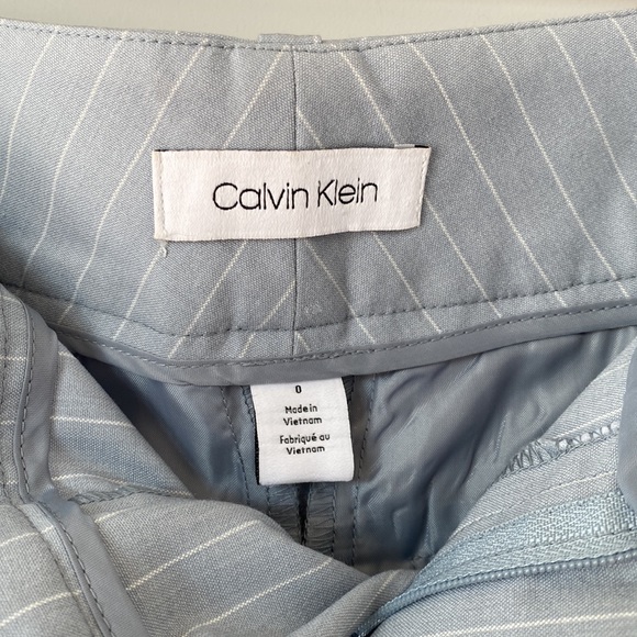 Calvin Klein light blue striped pants - Picture 4 of 4